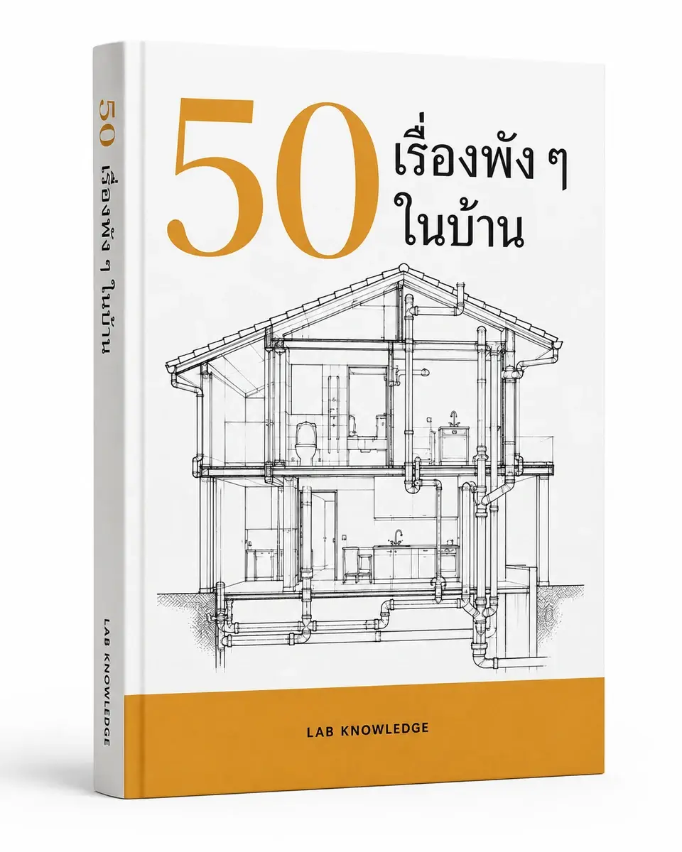 ปก 50 เรื่องพัง ๆ ในบ้าน ที่เจ้าของบ้านมักรู้เมื่อสาย